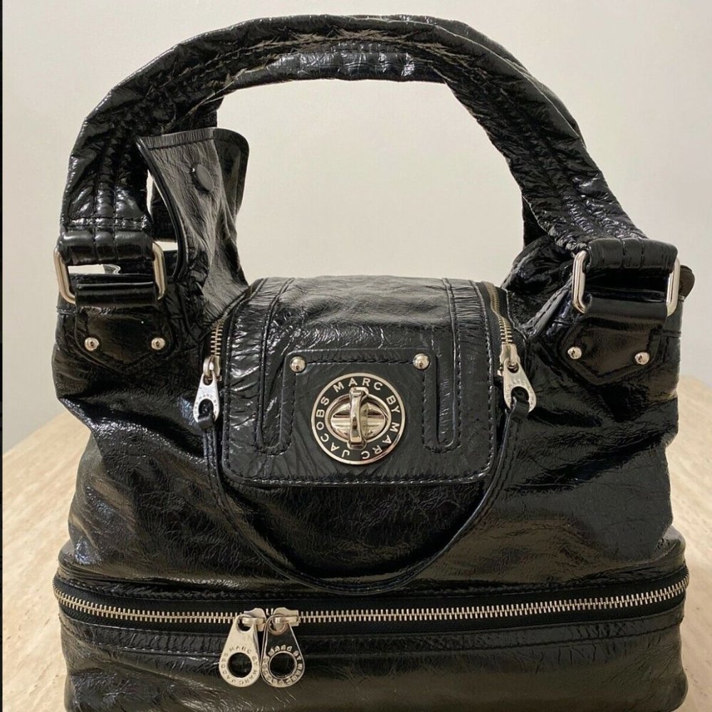 Marc By Marc Jacobs Patent Leather Shoulder Bag!
